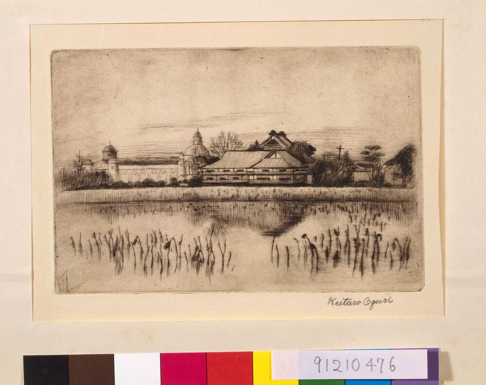 作品画像:大東京名所十二景 上野不忍ノ池風景