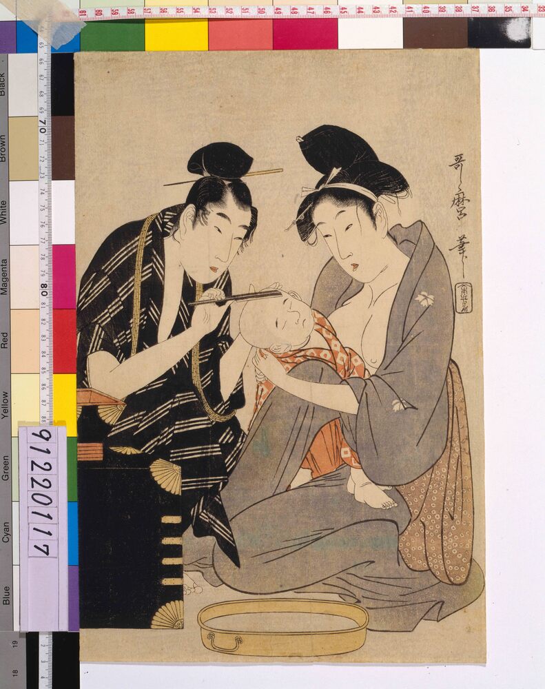 作品画像：頭剃り