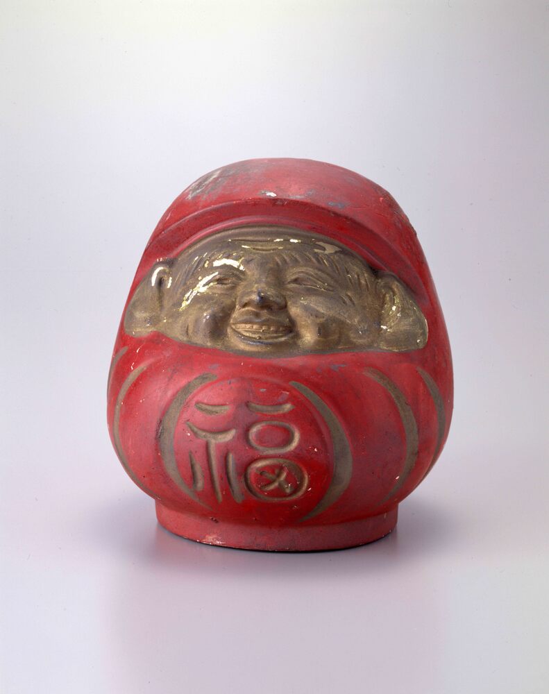 作品画像:貯金箱 だるま人形