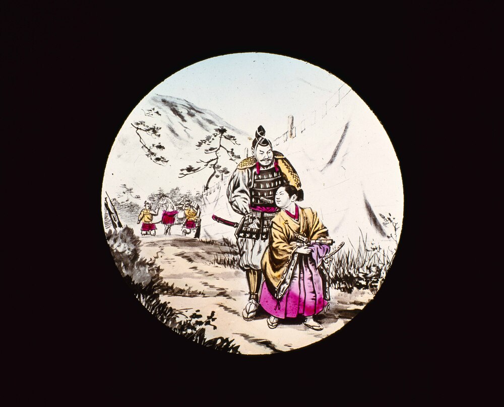 作品画像:正行親子