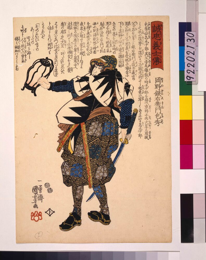 作品画像:誠忠義士伝 岡野銀右衛門包秀