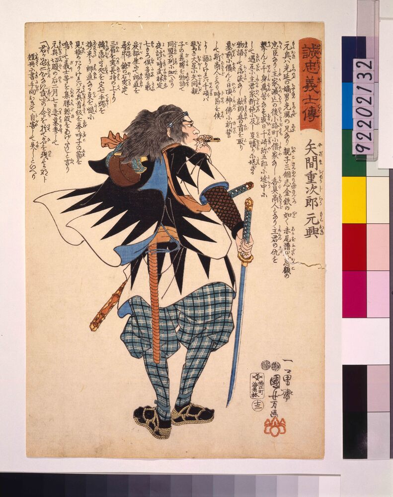 作品画像：誠忠義士伝 矢間重次郎元興