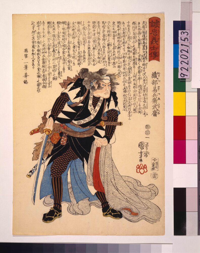 作品画像：誠忠義士伝 織部易兵衛武庸