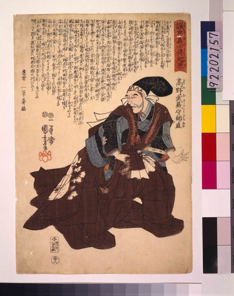 作品画像:誠忠義士伝 高野武蔵守師直