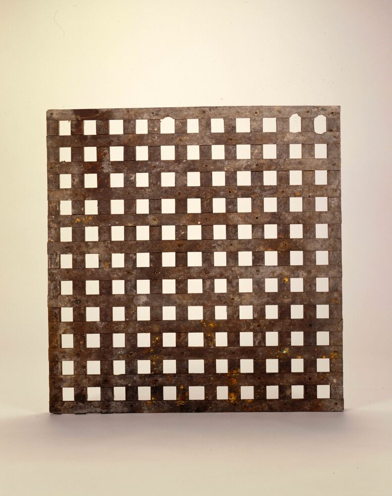 作品画像:格子板