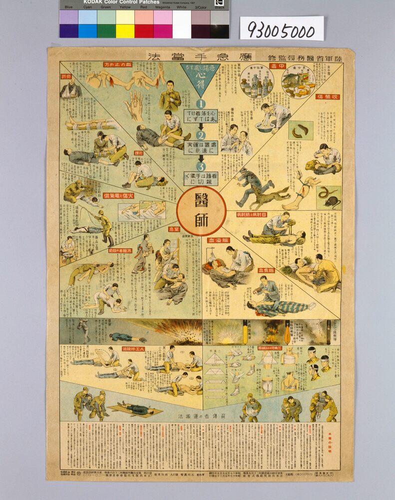 作品画像:應急手當法 陸軍省醫務局監修 石川眞琴著作