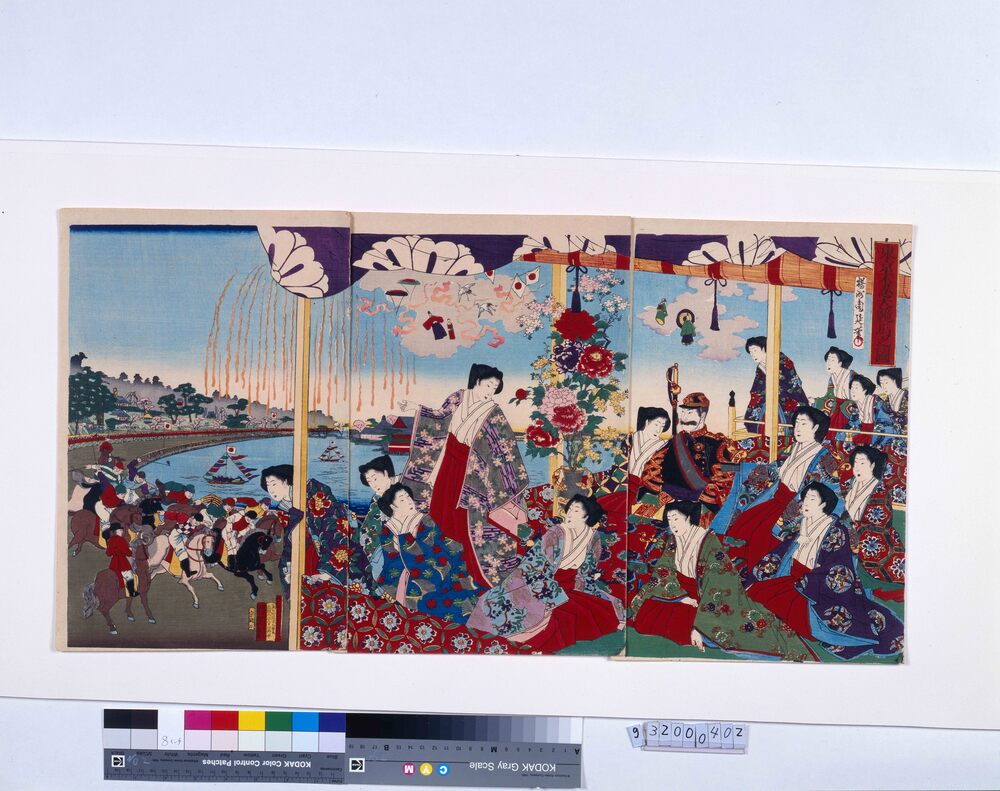 作品画像：東京不忍大競馬之図