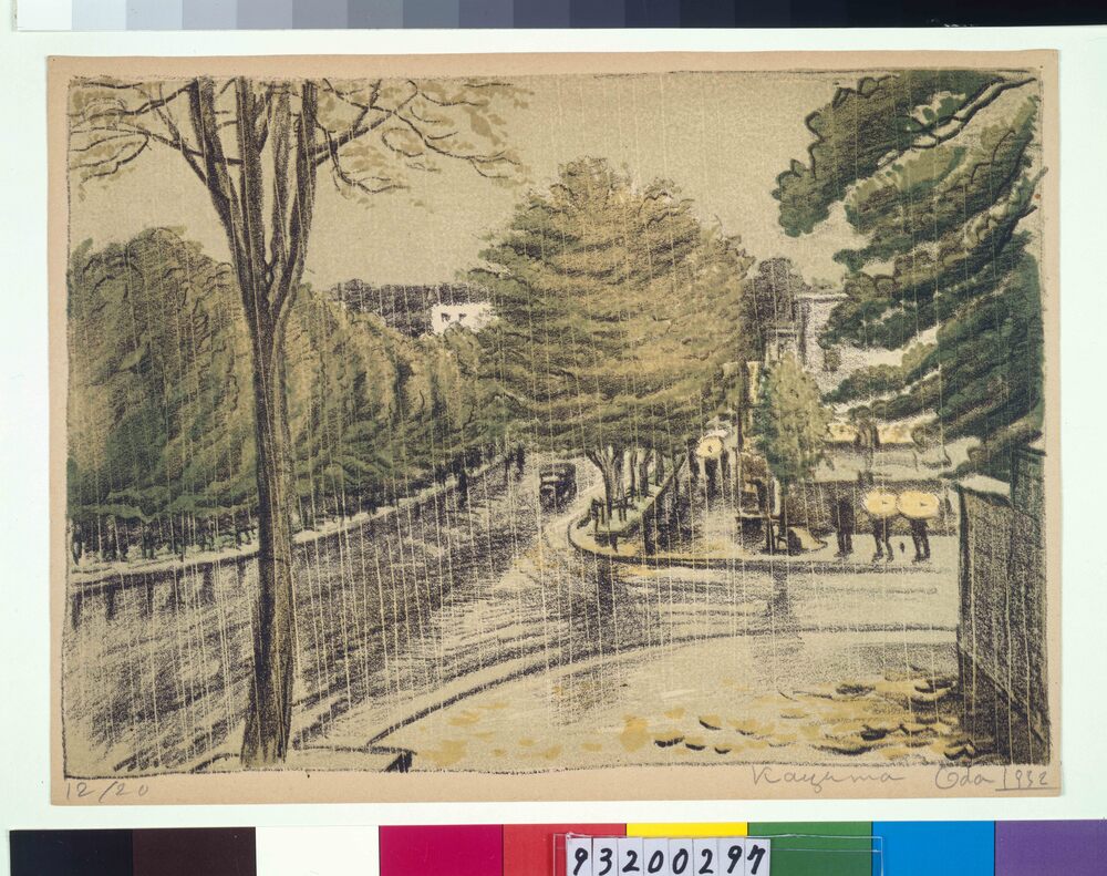 作品画像:東京新近郊八景 4 明治神宮表参道
