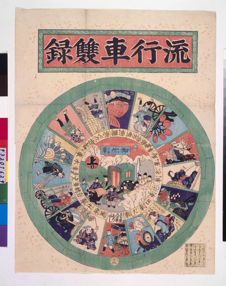 作品画像：流行車双六