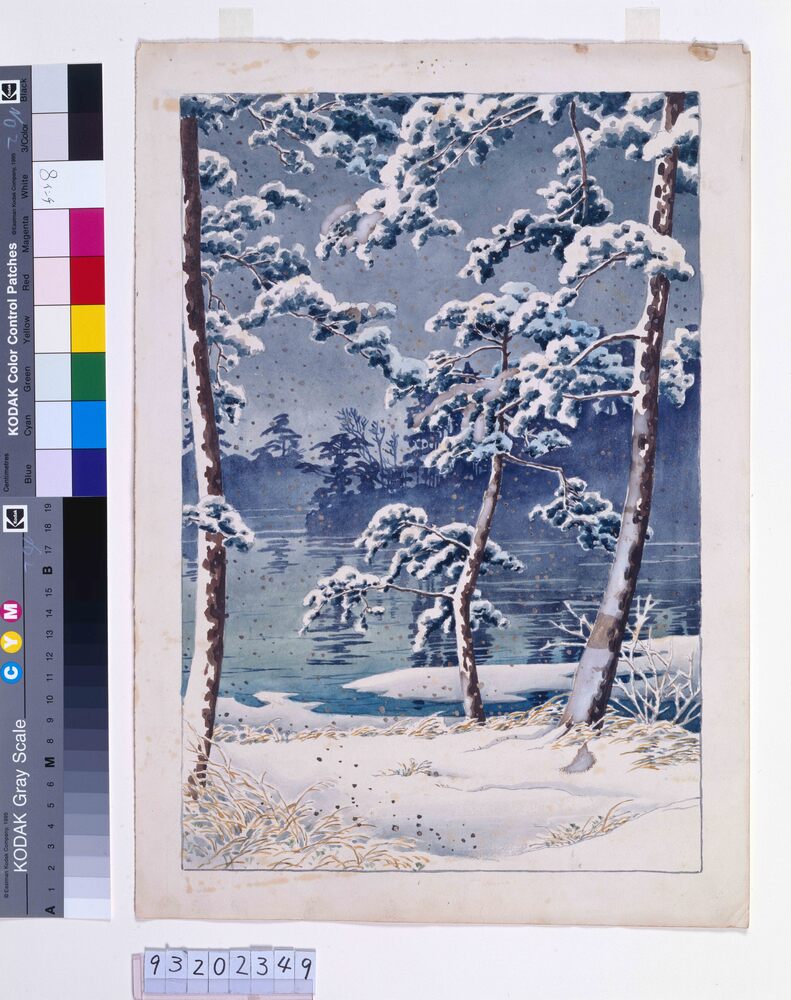 作品画像:東京二十景 千束池 原画