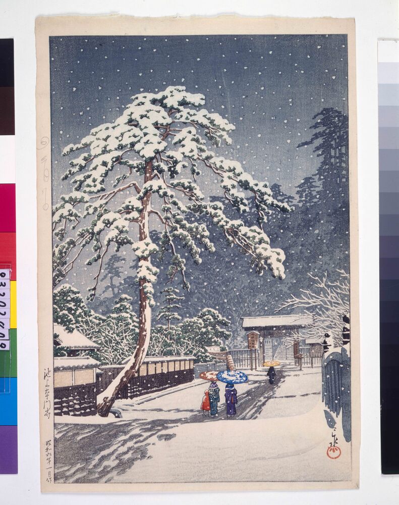 作品画像：池上本門寺 試摺