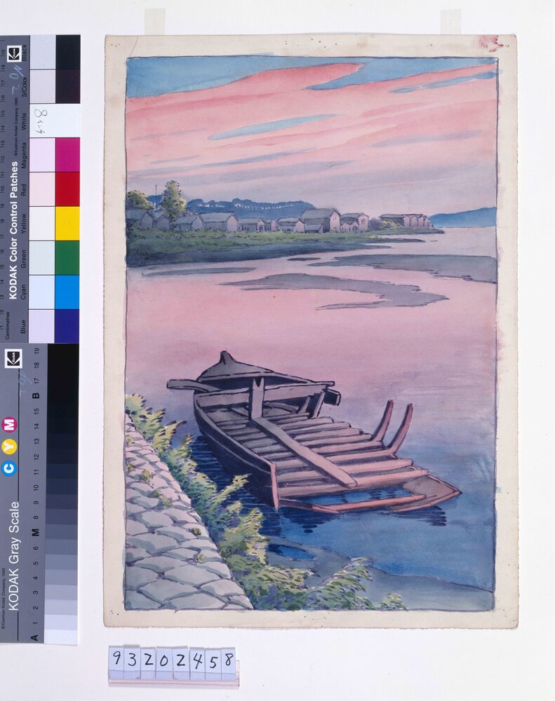 作品画像：旅みやげ第三集 秋田土崎 原画