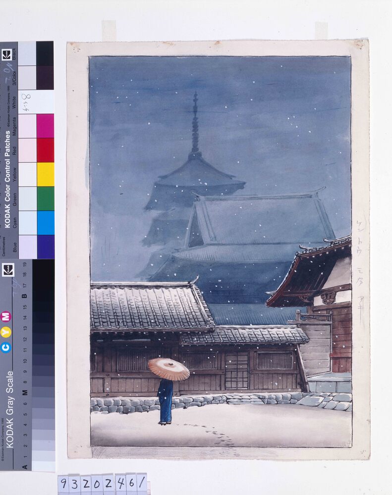 旅みやげ第三集 大阪天王寺 原画