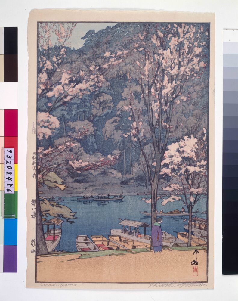 作品画像:桜八題 嵐山 試摺