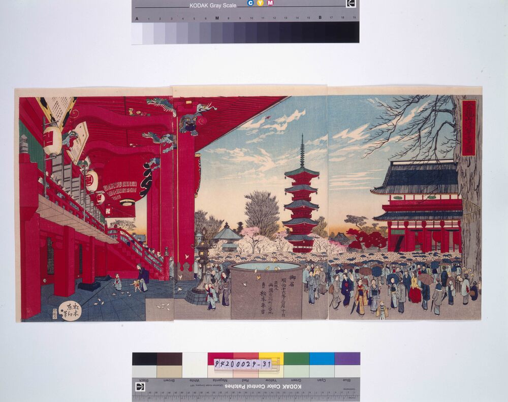 作品画像:金龍山浅草寺之図