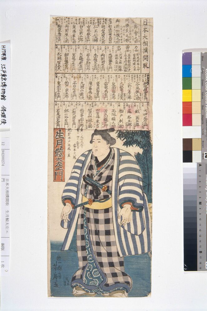 作品画像:日本大相撲関取 生月鯨太左エ門