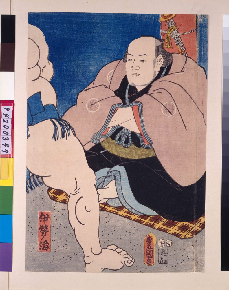 作品画像:不知火鬼面山取組之図