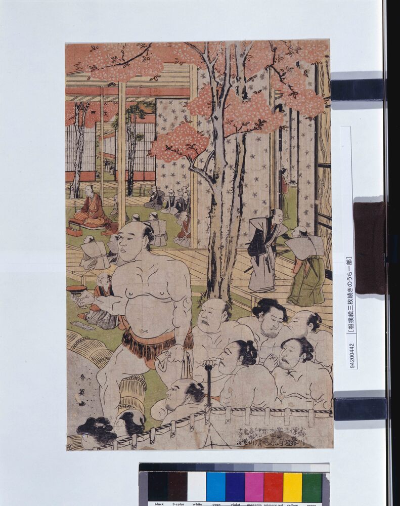 作品画像:上覧相撲の図