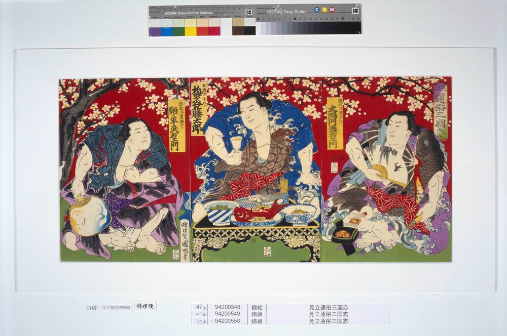 作品画像：見立通俗三国志