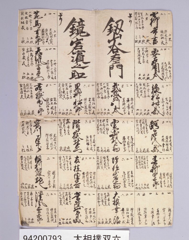 作品画像：大相撲双六