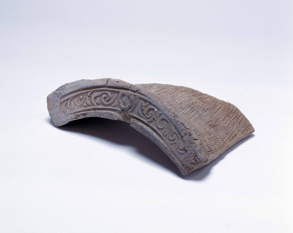 作品画像:軒平瓦(武蔵国分寺出土)