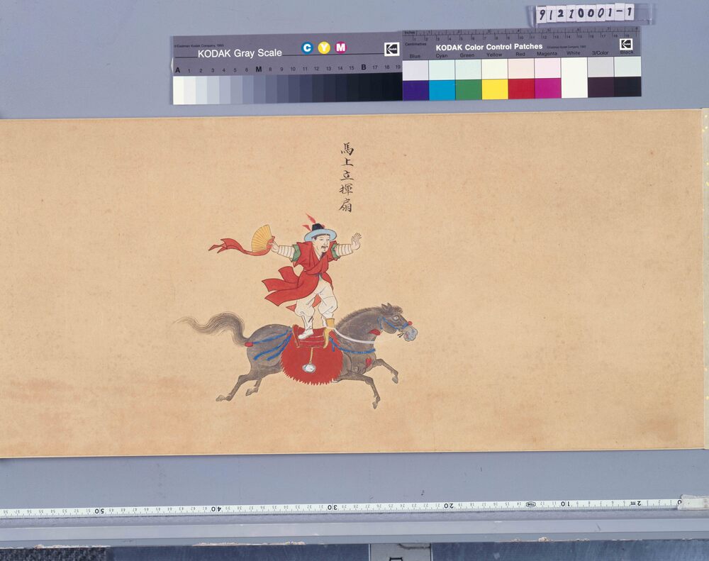 作品画像:曲馬図巻