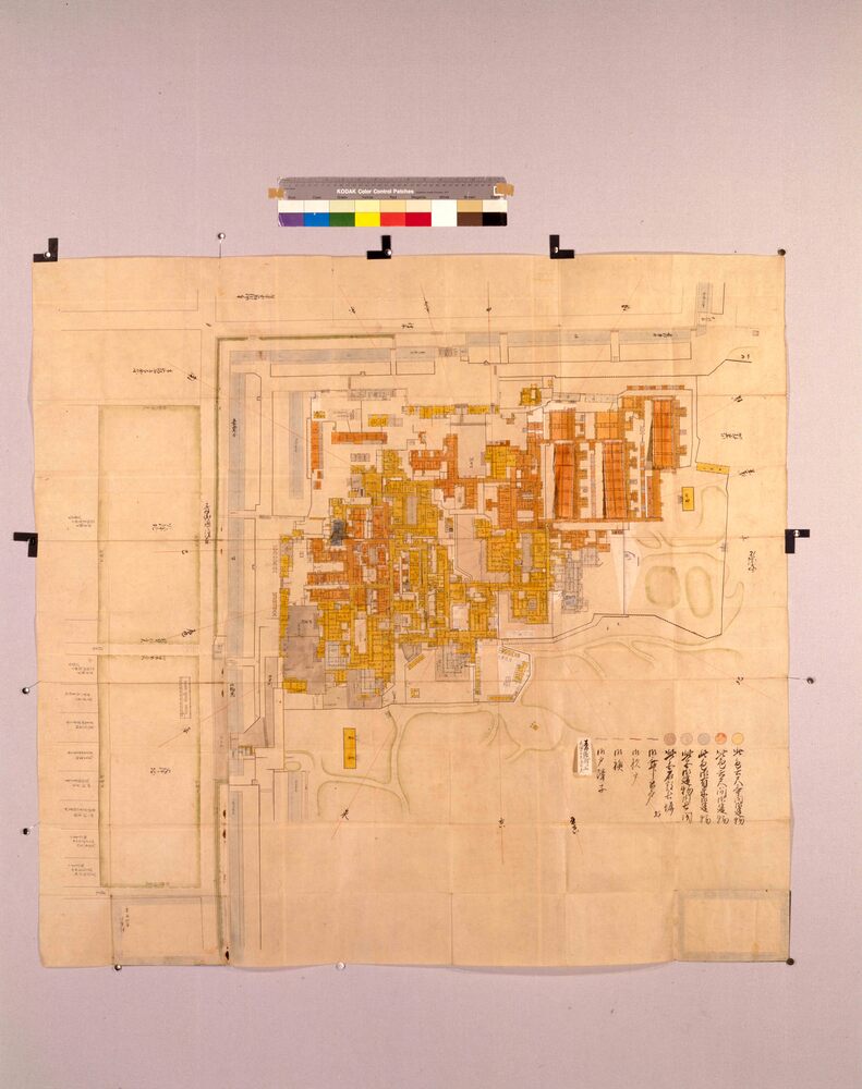 作品画像:青山御殿御絵図(紀州徳川家中屋敷)