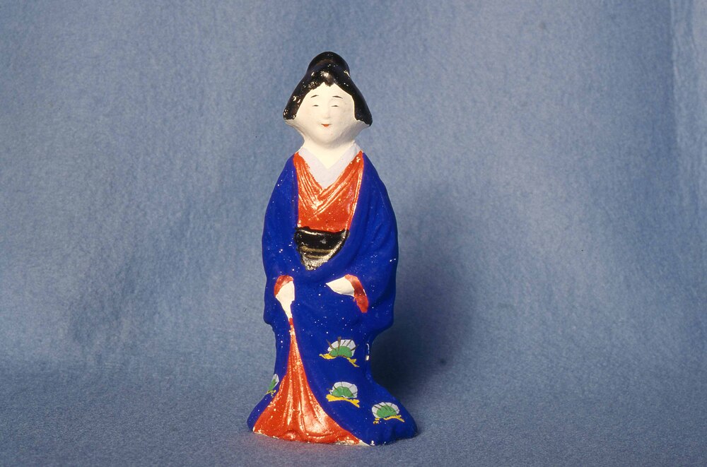 作品画像:今戸人形 おいらん(大)