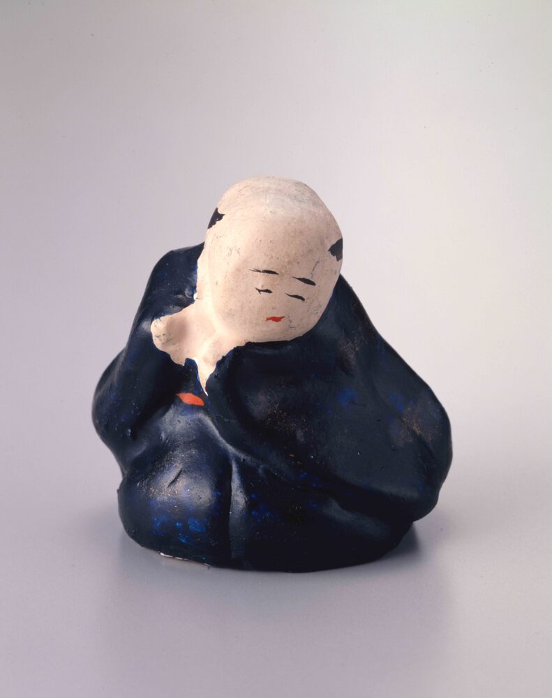 作品画像:今戸人形 五人ばやし(ふえ)