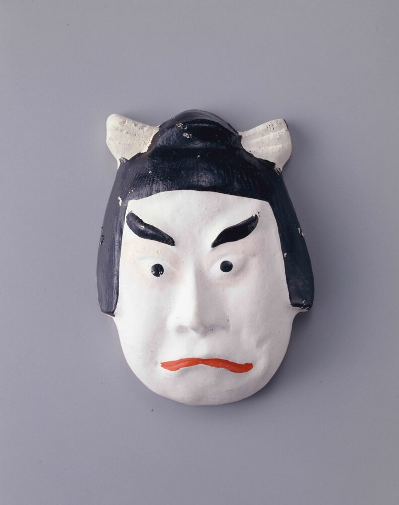 作品画像:今戸人形面 桃太郎