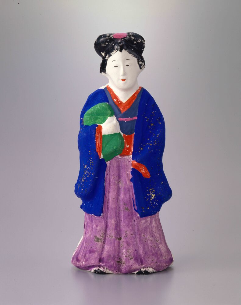 作品画像:今戸人形 女学生