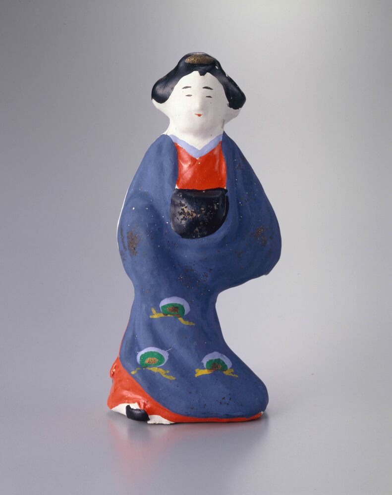 作品画像:今戸人形 花魁(中)