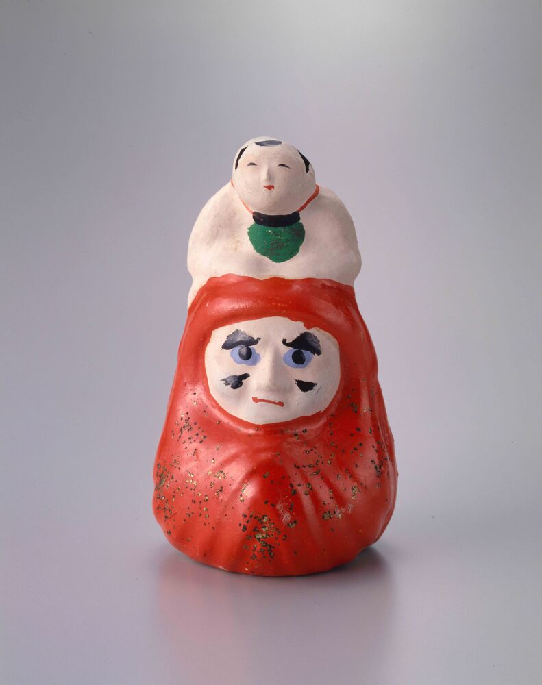 作品画像:今戸人形 金太郎ダルマ