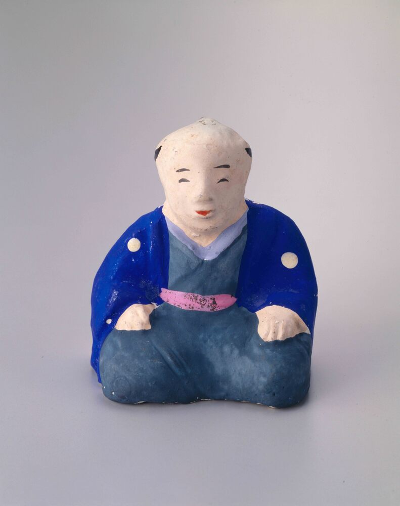 作品画像:今戸人形 さんすくみ(庄屋)