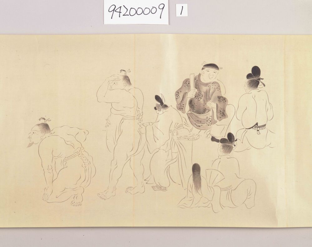 作品画像:写本 相撲之古図