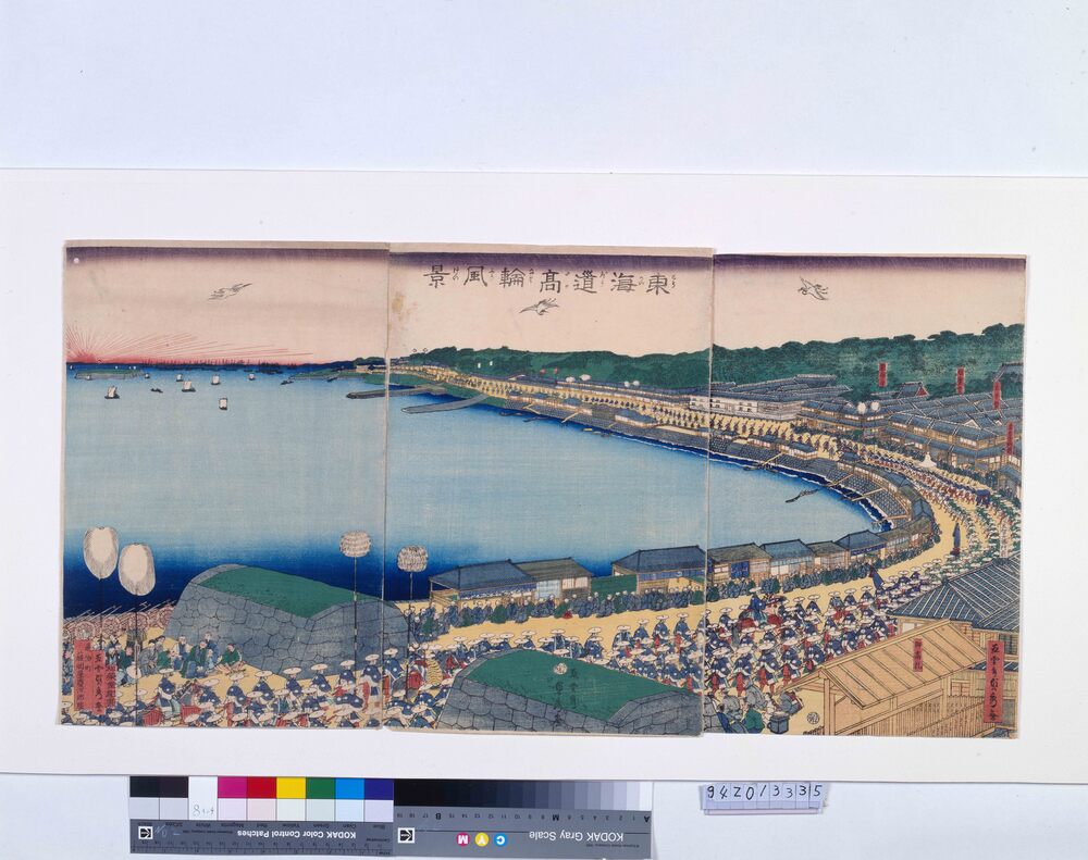 作品画像：東海道高輪風景