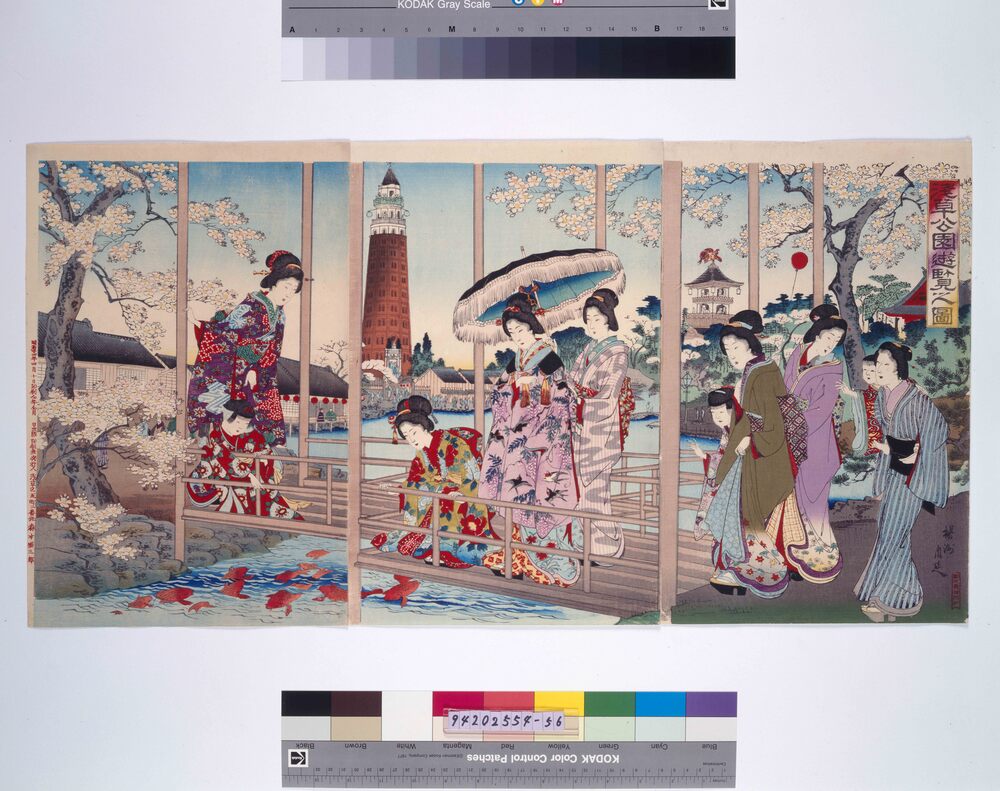 作品画像:浅草公園遊覧之図