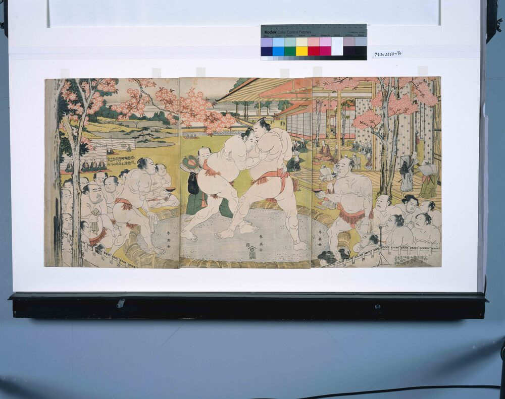作品画像:藩邸内水入りの図