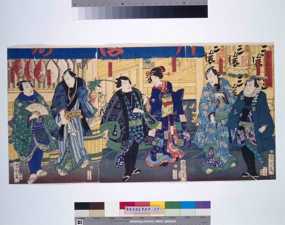 作品画像:金龍山参詣之図