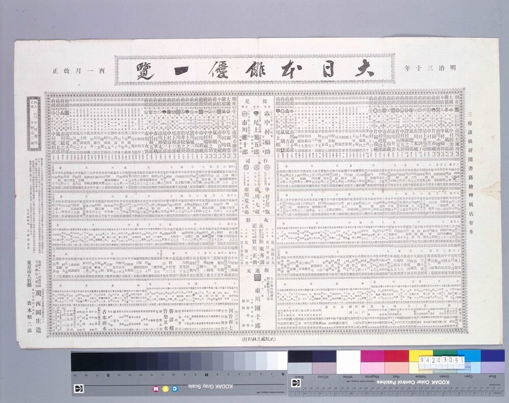 作品画像:大日本俳優一覧