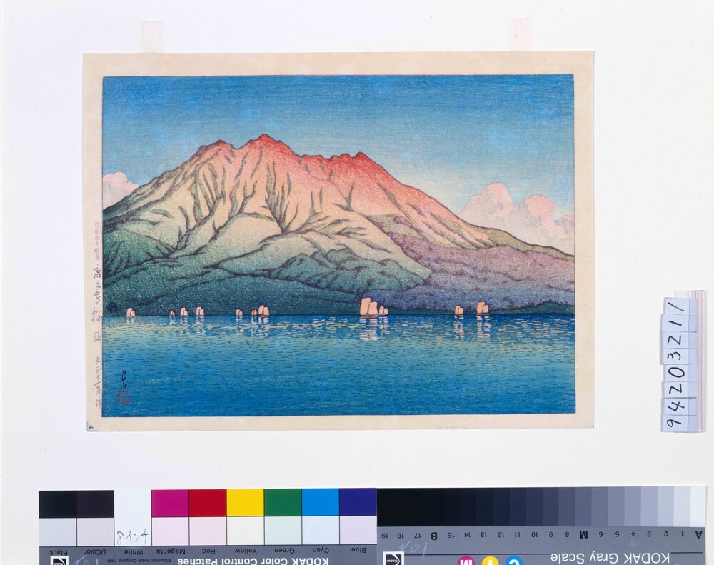 作品画像:日本風景選集 一 鹿児島桜しま