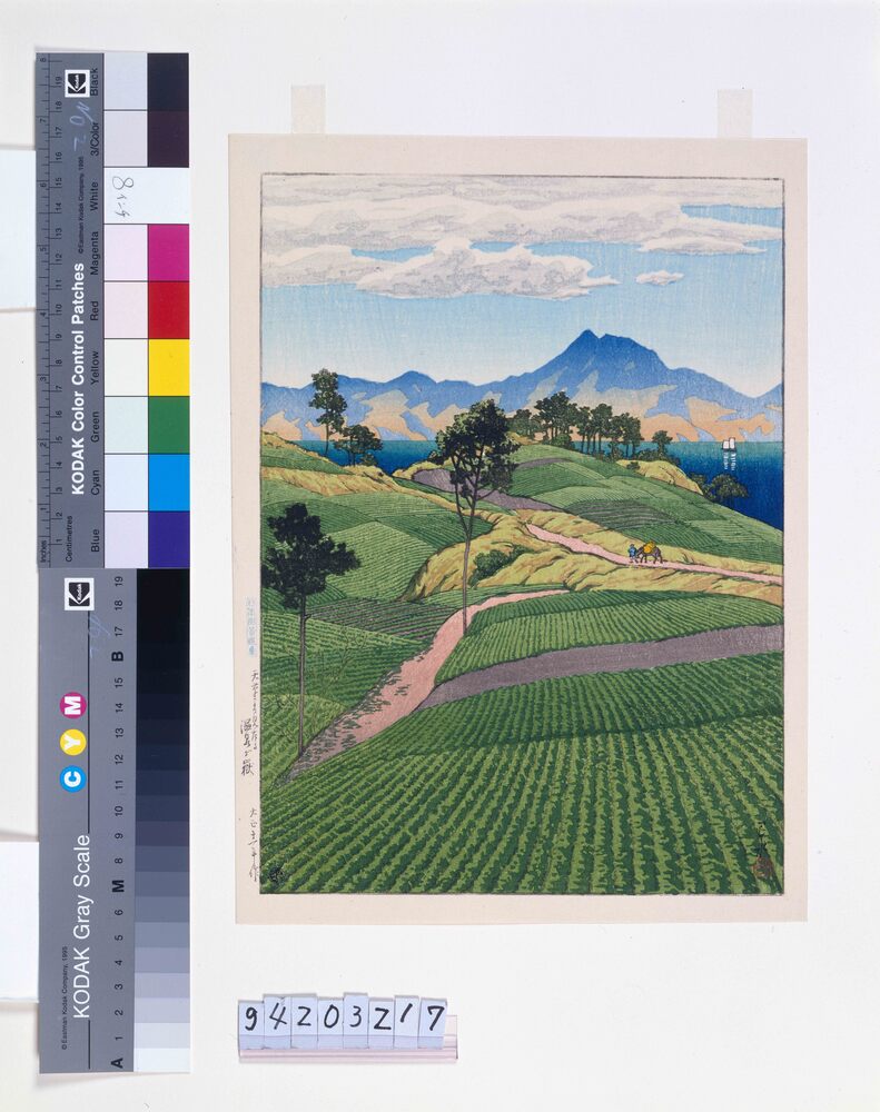 作品画像:日本風景選集 七 天草より見たる温泉ケ嶽
