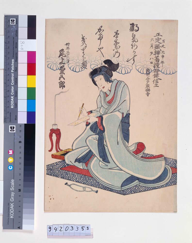 作品画像:四世尾上菊五郎 死絵