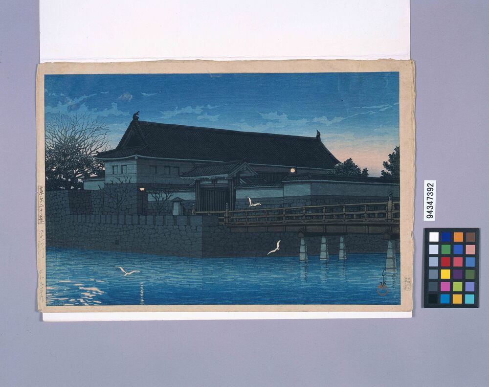作品画像：東京二十景 平河門