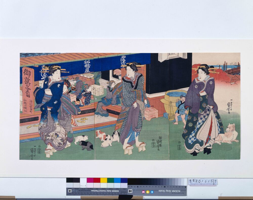 作品画像:深川佐賀町菓子船橋屋