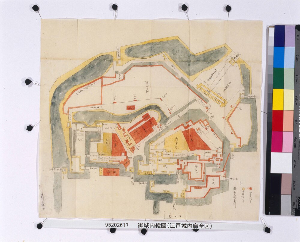 御城内絵図(江戸城内廓全図)