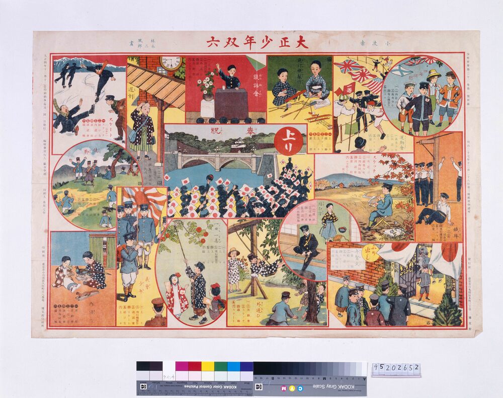 作品画像：大正少年双六(『少年世界』22巻1号付録)