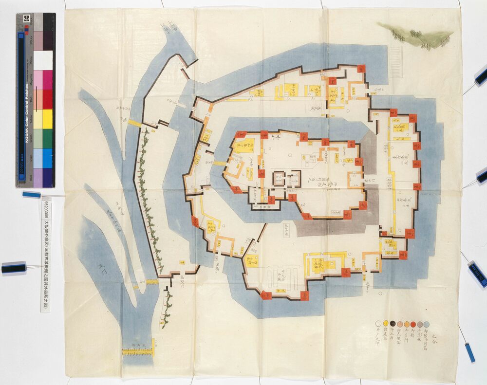 作品画像：大坂城外廓図