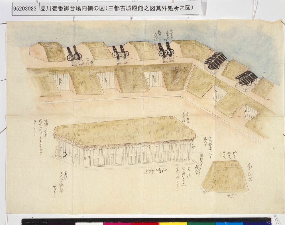 作品画像：品川壱番御台場内側の図
