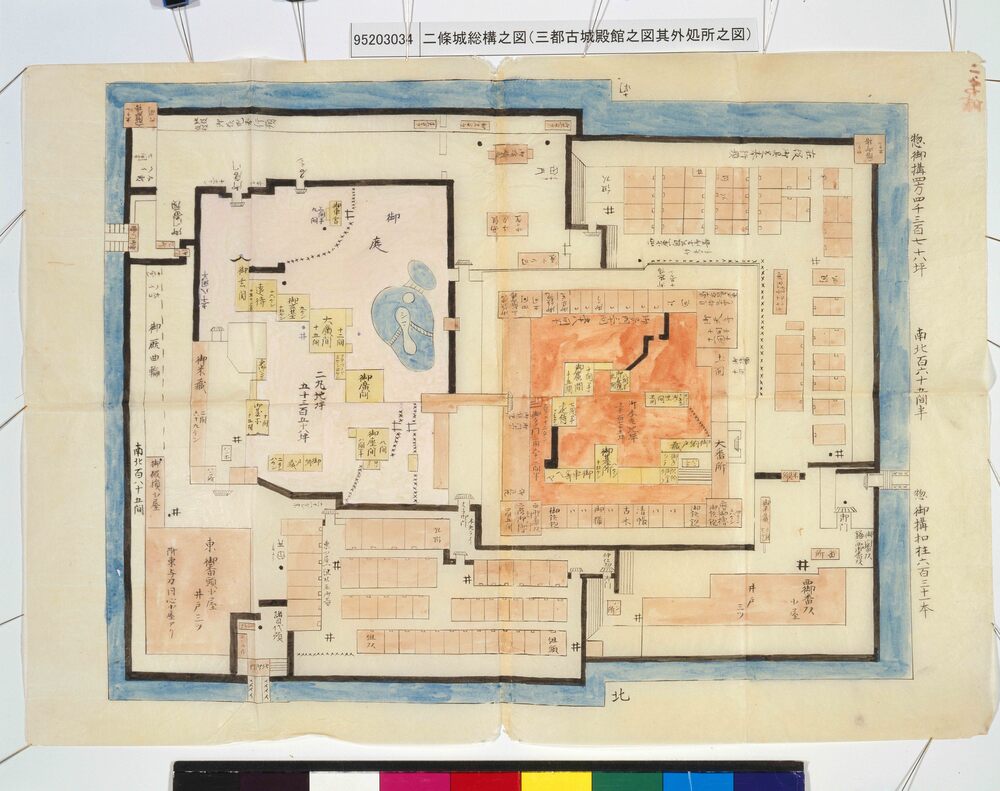 作品画像：二條城総構之図